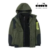DIADORA 男款 防潑水 防風 可拆式 DA93028 軍綠 三合一外套 背心可拆 官方旗艦店