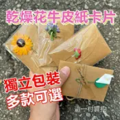 現貨【乾燥花卡片】復古/牛皮紙/信封/手工創意/母親節/情人節/教師節/聖誕節/生日卡/祝福卡/感恩節/賀卡/畢業/婚禮