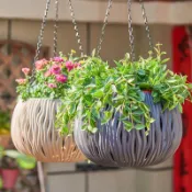 吊盆 花盆 懸掛式塑料個性造型藤編吊籃 花盆吊蘭綠蘿常春藤加厚掛盆