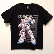 【Mr.17】RX-0 Unicorn Gundam 獨角獸鋼彈 機器人 漫畫風進口短袖T恤T-SHIRT (N276)