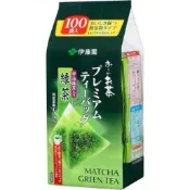 【大雪屋】日本 伊藤園宇治抹茶入綠茶 100入 三角茶袋 綠茶包