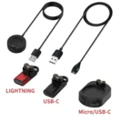 玉山最低比價網 [6大陸直購] USB 充電傳輸線 轉接頭 1入 副廠適 Garmin Fenix 8 7 6 5 Approach Forerunner