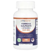 【iHerb】Vitamatic, 硫酸亞鐵 + 維生素 C，250 片包衣片
