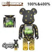 .Bang.. Bearbrick 400%100% SHAREEF青蘋果透明積木熊 潮玩