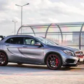 賓士 M- Benz GLA 45 AMG 前下 後下 側裙 下巴 鴨尾 尾翼 Maxton Design 【YG】
