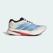 【adidas 愛迪達】慢跑鞋 女鞋 運動鞋 緩震 ADIZERO BOSTON 13 W 米白藍 KK4991(9198)