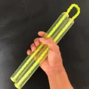 淘好物百貨店 牛筋雙節棍橡膠軟膠實戰聚酯橡膠尼龍塑料李小龍截棍雙截棍防身