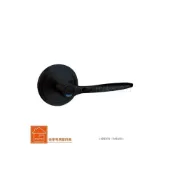 (店+)轉扭式◄ L.S麥金LS-810-1-DDK(大套盤/無鑰匙/紅藍顯示)日規木門水平把手鎖 浴廁門 門鎖 水平鎖 消光黑