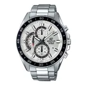 【CASIO 卡西歐】DIFICE 三眼計時日期顯示賽車男錶-白x53mm(EFV-550D-7A)