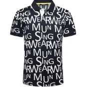 快樂一購 新款男生衣服t恤MUNSINGWEAR/萬星威高爾夫男裝短袖polo衫夏季翻領速乾T恤欧码衣服男