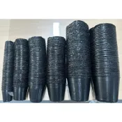 (店+)黑軟盆 (100入/串) 2吋/2.5吋/3吋/3.5吋/4吋/4.5吋 花盆 軟盆 圓盆 育苗