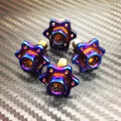 🥳阿德騎士部品 POSH 鈦合金 星型大頭螺絲 內外六角螺絲 星型 螺絲 6X15