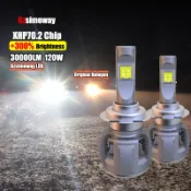【現貨】一組最新Xhp70.2 LED H11 車燈 H4 H7 HB4 HB3 9012 9006 H1 魚眼升級燈光