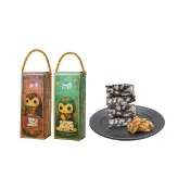 【甜園】法式 純手工 南棗核桃糕 小資禮盒200gx3盒(春節禮盒、送禮必備、熱賣禮盒、手工核桃糕)