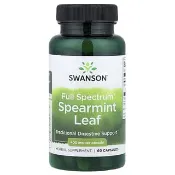 【iHerb】Swanson Vitamins, 多面® 薄荷葉，400 毫克，60 粒膠囊