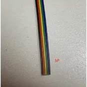 《3028》(1米)5P 彩虹線 彩色排線 杜邦線 28AWG 1.27mm