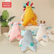 🎨【臺灣熱銷】安撫巾 安撫娃娃 寶寶安撫巾 安撫玩偶 牙膠玩具 安撫荳荳兔 嬰兒手抓巾 嬰兒可入口啃咬 嬰兒鬨睡玩具
