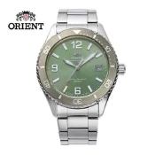 ORIENT 東方錶 Quartz Sports系列 運動風格太陽能腕錶 鋼帶款 綠色 RA-WJ0001E - 39.9 mm