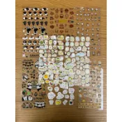 貼紙系列（馬來貘、狗狗、熊、貓、角落生物、壽司、蛋糕）手帳適合貼紙、卡片、ちいかわ、吉伊卡哇