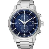 【CITIZEN 星辰】Eco-Drive 急速豪傑光動能計時男錶  禮物(CA0610-52L)