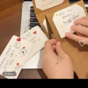 風琴卡片 DIY手工賀卡 摺疊機關 抽拉式手寫信 生日禮物 七夕情人節告白 紀念日創意 聖誕節送女友 送閨蜜與朋友