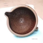 簡約生活💐新品上架老式擂辣椒擂茶碗搗蒜手動帶把擂茶米糊中家用研磨仿古傳統懷舊