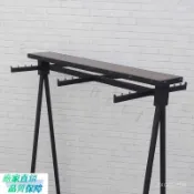 吊衣桿 / 衣架 展示架 落地吊衣桿 / 衣架 雙排貨架 服裝架 正掛中島 衣服架子 服飾店展示架 雙層吊衣桿 /