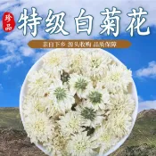 新貨 白菊花茶 正宗黃山貢菊500g特級白菊花泡水正品散裝菊花茶黃菊