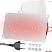 LED燈珠拆焊臺 LED維修工具 自動恆溫加熱板 燈珠拆焊工具 H-002加熱片+歐規圓插電源線220伏