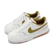 【NIKE 耐吉】休閒鞋 Gamma Force 女鞋 男鞋 米白 棕 皮革 拼接 微厚底 低筒 運動鞋(DX9176-105)