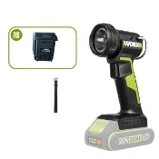 【WORX 威克士】20V 鋰電手電筒 WU027.9+F49(可用美沃奇電池 手電筒 照明燈 工作燈 LED 兩檔調節 鋰電)