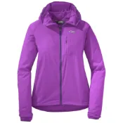 (店+)【Outdoor Research】美國 OR 女高防潑透氣連帽風衣 防風外套 紫 264430-1241 綠野山房