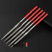 【台灣熱銷】鍍鎳金剛石銼刀三角小銼合金鋼銼打磨高硬度玻璃銼金剛砂三角銼刀 店長推薦