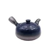 (店+)【萬古燒】日本製 佐倉嚴選 南蠻福形急須壺 260ml 附濾網 陶瓷茶壺 泡茶 功夫茶 瑠璃釉 茶具 日式茶具 送禮