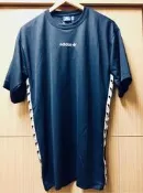 2017 SS adidas Originals Tnt navy 愛迪達 三葉草 側邊LOGO 落肩 深藍 短袖