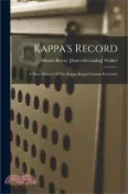 【三民網路書店】Kappa's Record; A Short History Of The Kappa Kappa Gamma Fraternity