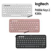 【紐頓e世界】Logitech 羅技 Pebble Keys 2 K380S 多裝置藍牙無線鍵盤 (石磨灰/粉紅/白色)