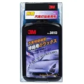 3M 38113 汽車特級釉蠟(附贈打蠟專用布) 深度潤澤漆面 效果持久 不刺鼻