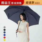 雨傘王 商城旗艦 | 30吋手開直傘 抗風 超大傘面 防夾手 露營 長傘 雨傘 高CP值 BigPurple超值款無維修