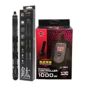 【UP 雅柏】單顯示微電腦控溫器 1000W+ISTA鈦管加溫棒300W(魚缸溫度控制/雙感應器 D994+I鈦300W)