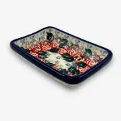 【SOLO 波蘭陶】波蘭製 CA 波蘭陶 9.5CM 醬料碟 藤蔓玫瑰系列 CERAMIKA ARTYSTYCZNA