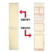 【巴塞隆納】衣櫥零件-側邊防塵布/側邊收納袋 【巴塞隆納家具衣櫥架適用】