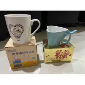 SNOOPY 樂事繽紛陶瓷杯-點心款/金莎浪漫愛心馬克杯/金莎義大利風