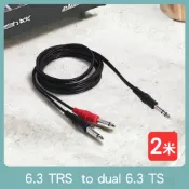 【魔音傳腦】Stander Y-PP-21/2M Y Cable Y型線 立體聲轉單聲道導線 Boss FS-6 台製
