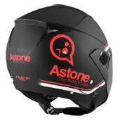 ASTONE RST AQ11 平黑紅 可拆洗 內墨鏡設計 通風系統 3/4罩  安全帽 半罩