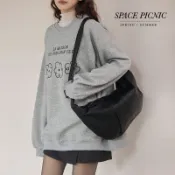 Space Picnic｜軟皮單肩餃子包-2色【2512201】