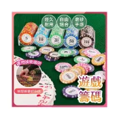 (店+)籌碼  德州撲克籌碼 遊戲籌碼 娛樂籌碼 桌遊 德州撲克 博弈 益智遊戲 籌碼幣 樸克牌 博弈 代幣 麻將 過年