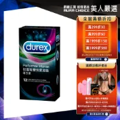 【Durex杜蕾斯】雙悅愛潮裝衛生套12入X1盒︱保險套