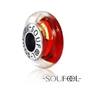 ＊現貨＊SOUFEEL (PANDORA通用) 索菲爾 925純銀 琉璃珠 串珠  琉珠系列 金色記憶Charm