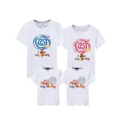 (店+)親子裝 全家福 可客製化 MIT台灣製純棉短T 班服◆快速出貨◆獨家配對情侶裝．親子棒棒糖【YC116】可單買．艾咪E舖